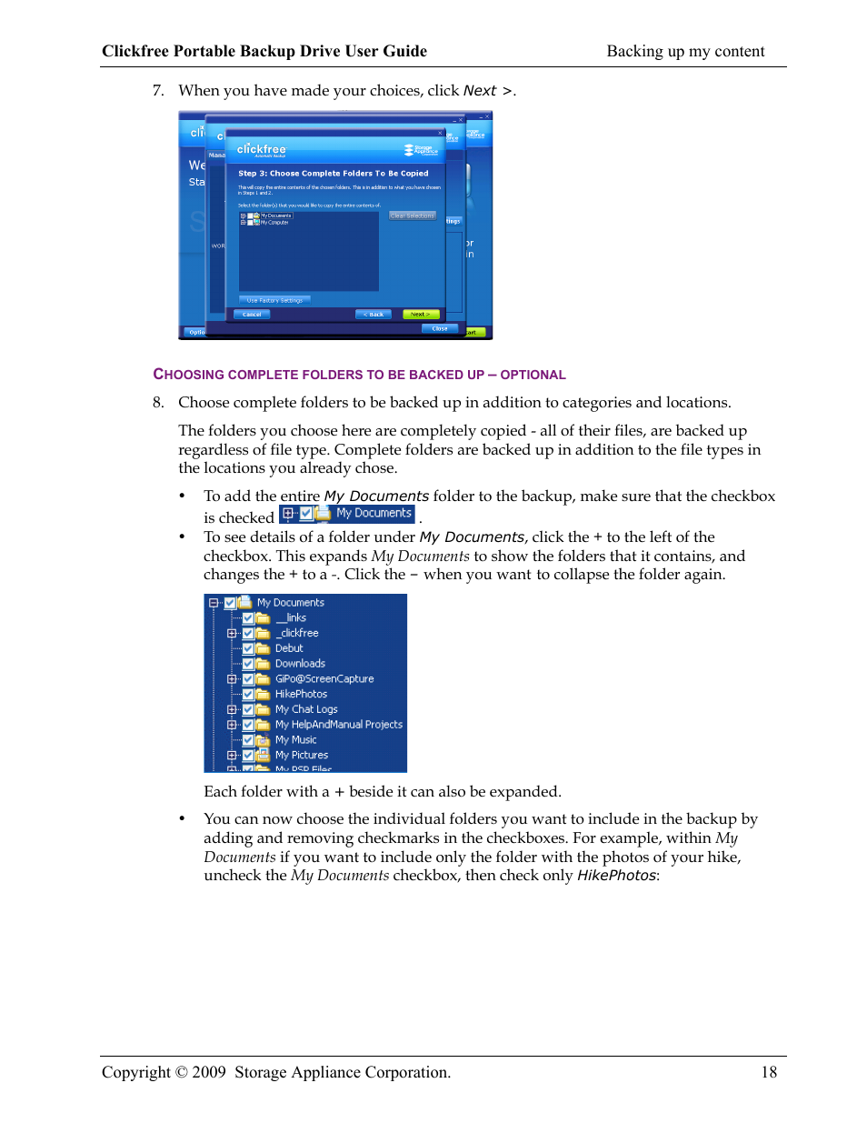 Storage Appliance HD325 User Manual | Page 18 / 65