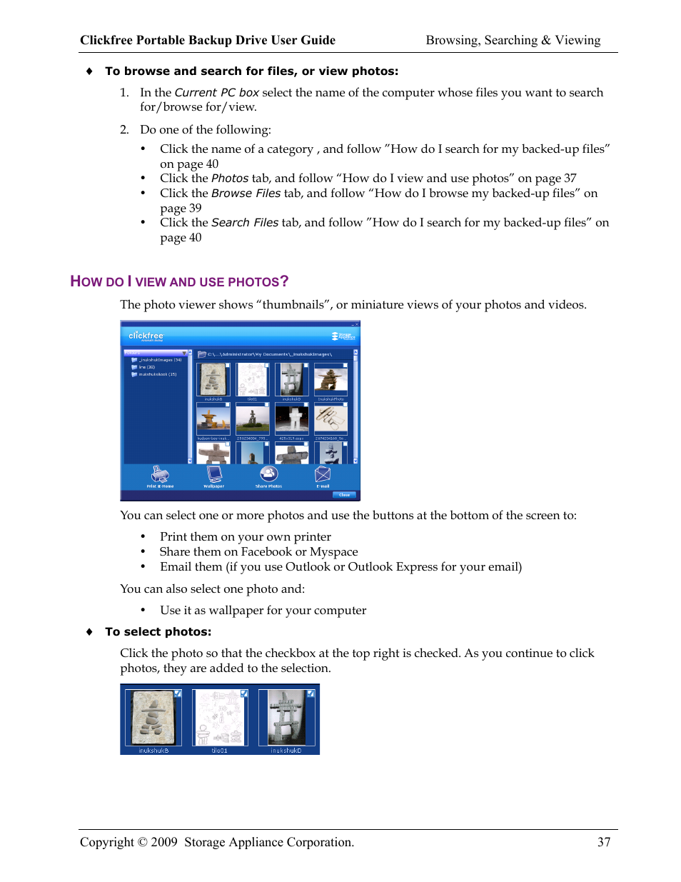 Storage Appliance HD325 User Manual | Page 37 / 65