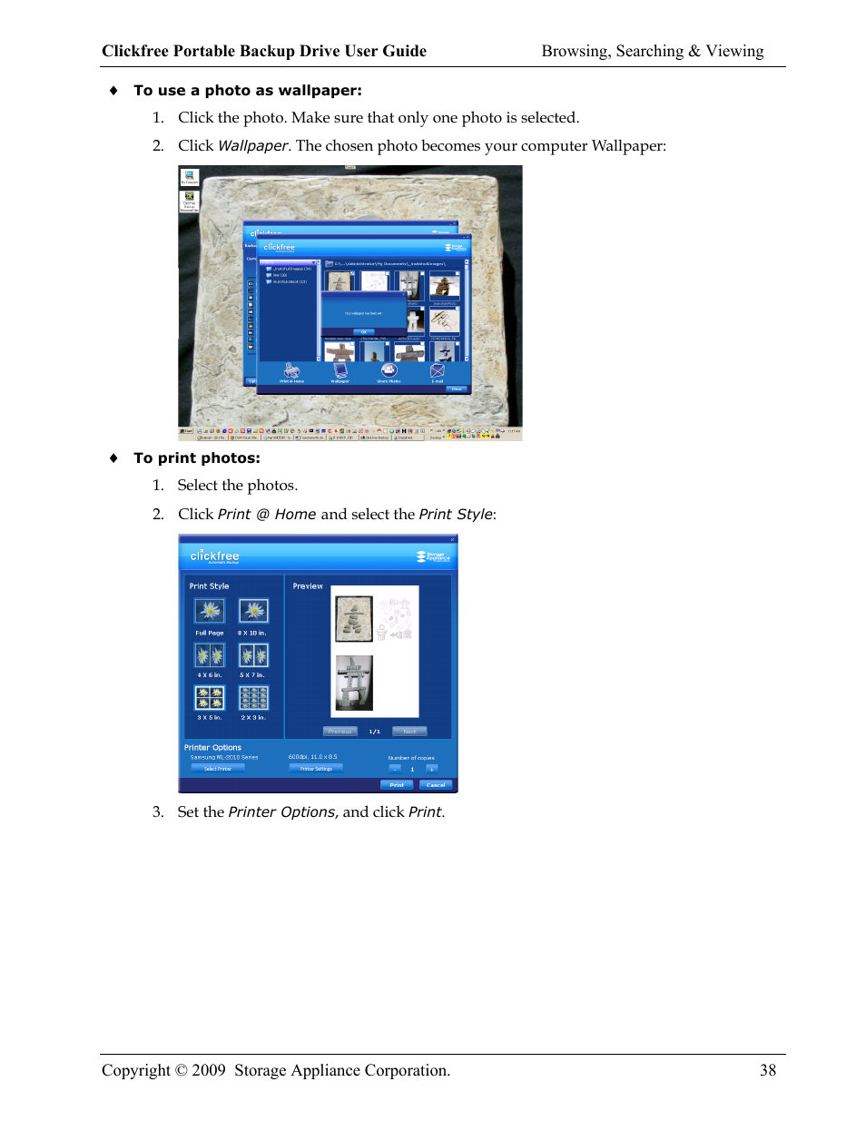 Storage Appliance HD325 User Manual | Page 38 / 65