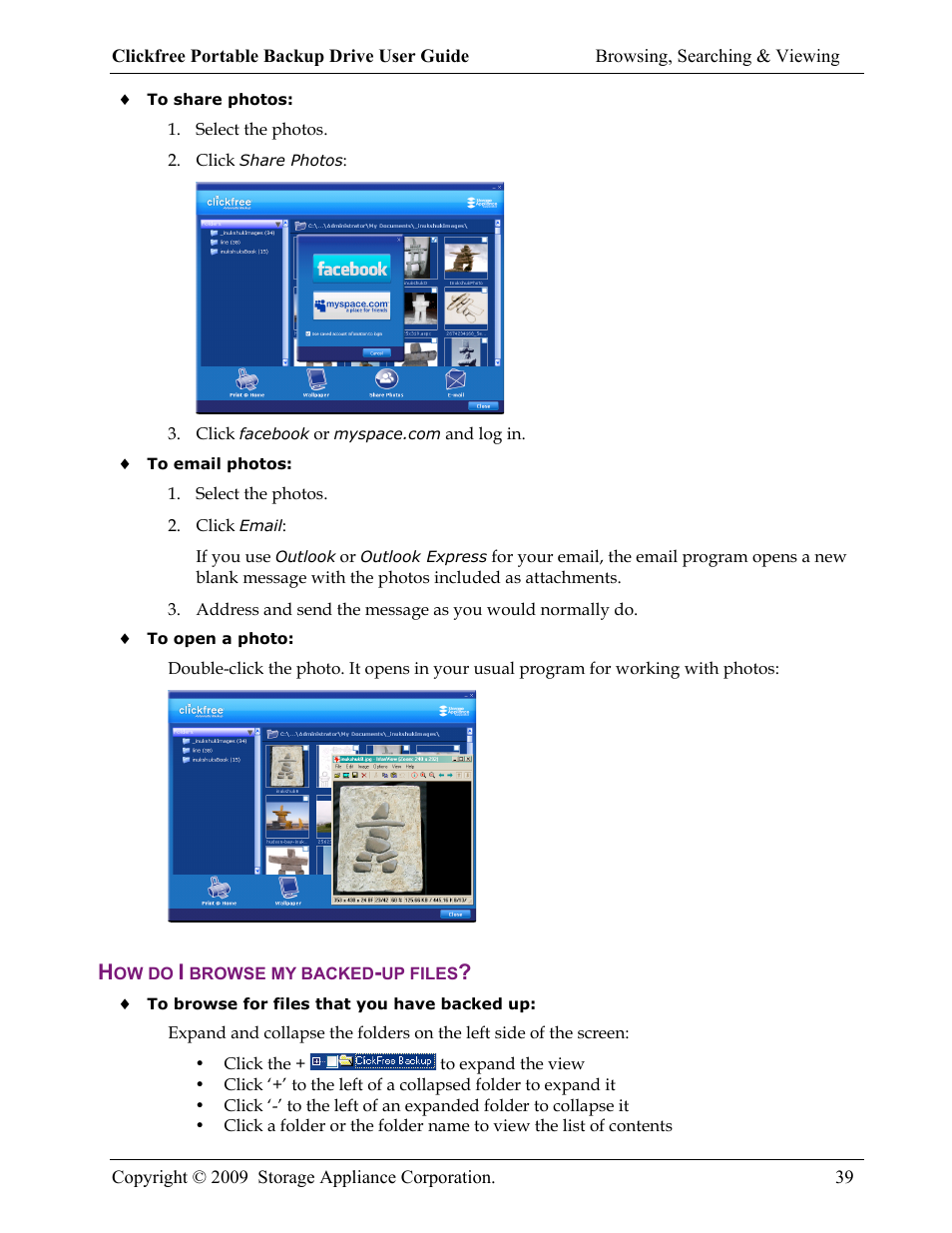 Storage Appliance HD325 User Manual | Page 39 / 65