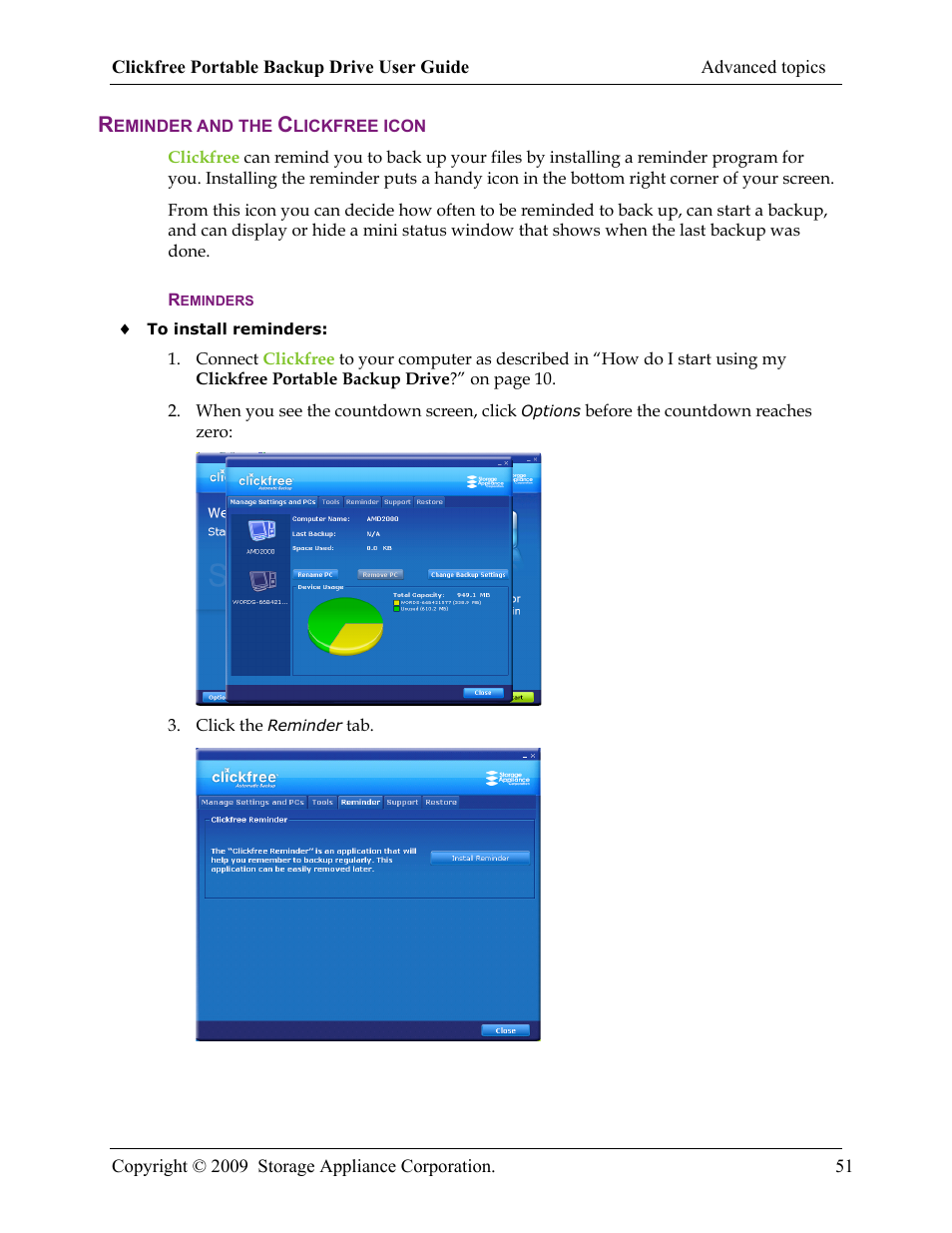 Storage Appliance HD325 User Manual | Page 51 / 65