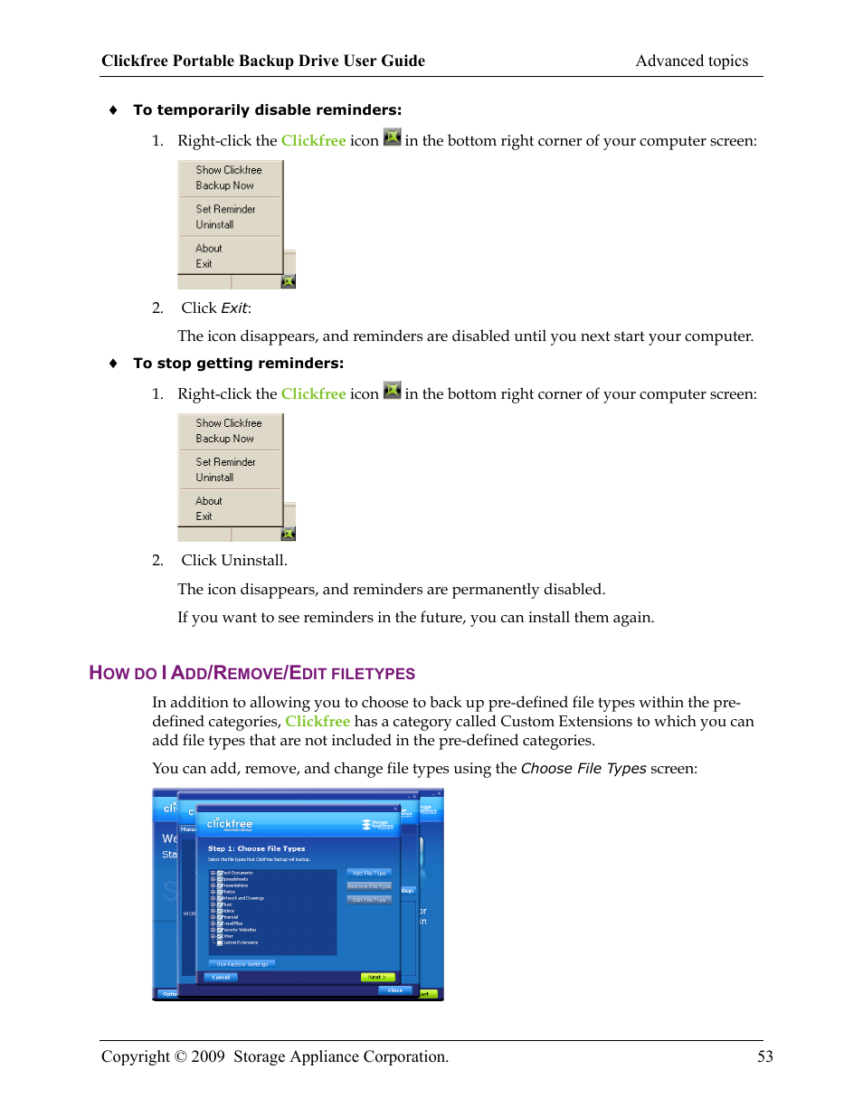 Storage Appliance HD325 User Manual | Page 53 / 65