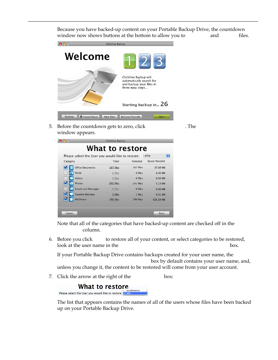 Clickfree C2 User Manual | Page 22 / 76