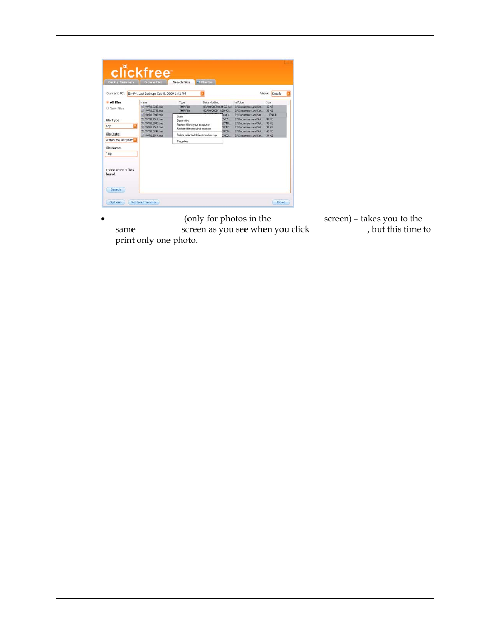 Clickfree C2N User Manual | Page 52 / 135