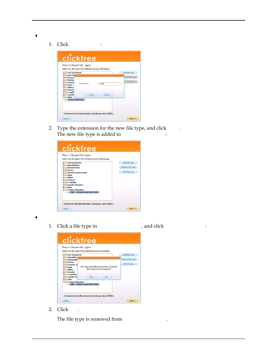 Clickfree C2N User Manual | Page 72 / 135
