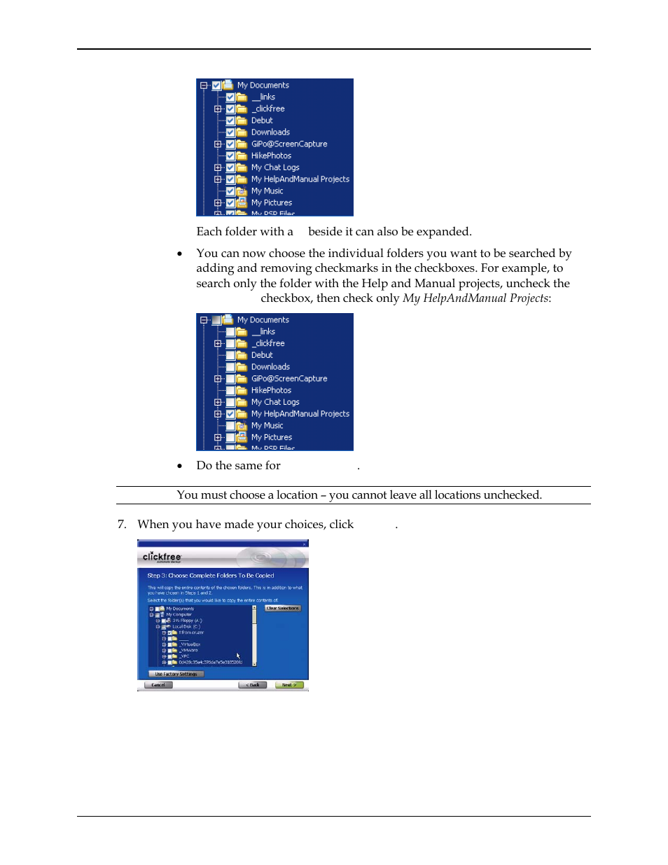 Clickfree C2N User Manual | Page 93 / 135