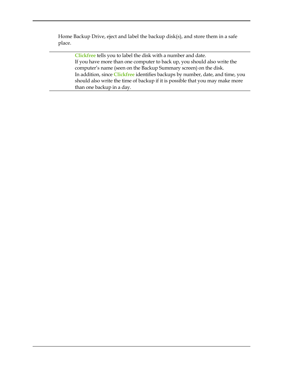 Clickfree C2N User Manual | Page 98 / 135