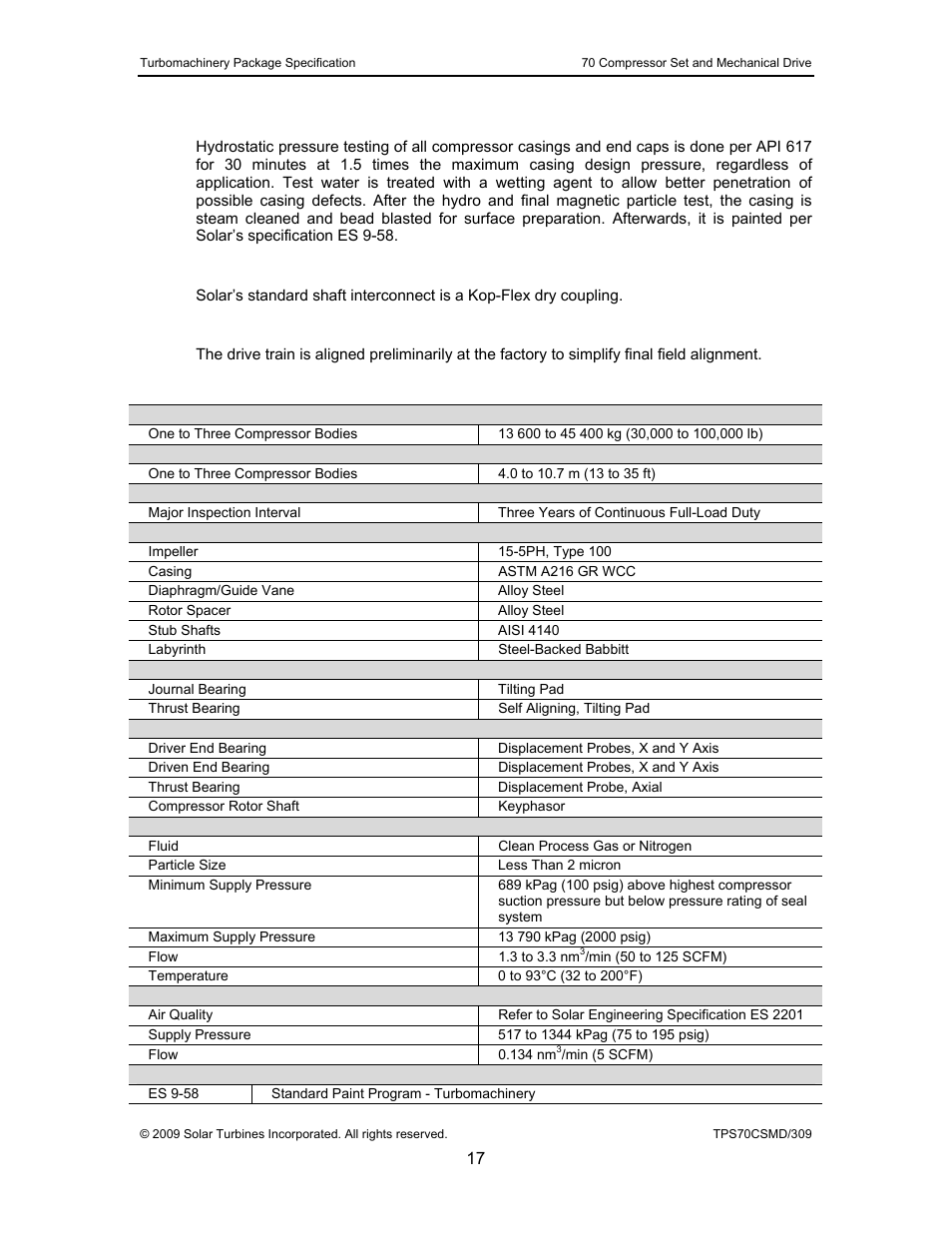 7 hydrostatic testing, 8 shaft coupling, 9 preliminary alignment | Caterpillar TAURUS 70 User Manual | Page 18 / 83