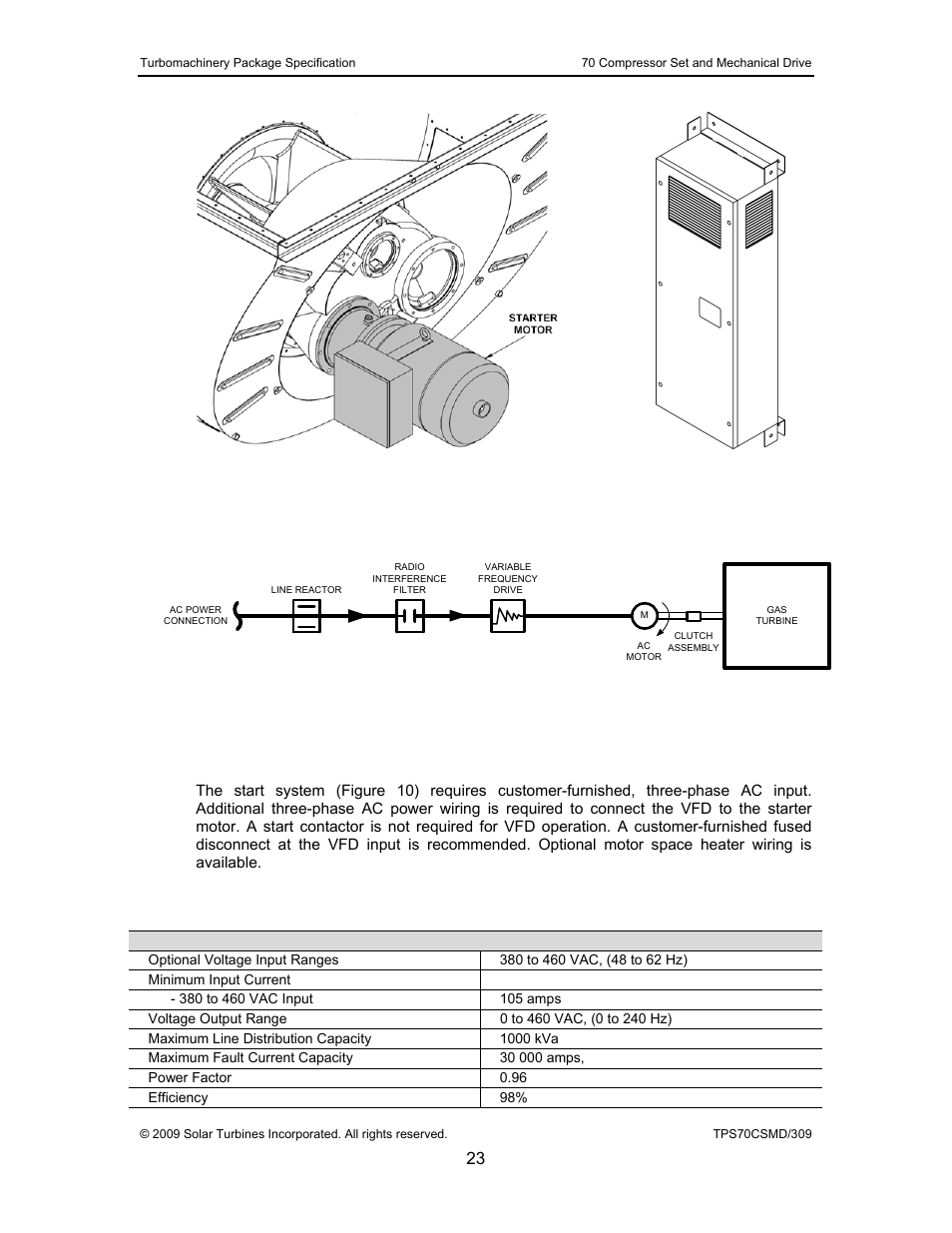 4 power wiring, Figure 9, Figure 10 | Typical direct-drive ac start system | Caterpillar TAURUS 70 User Manual | Page 24 / 83