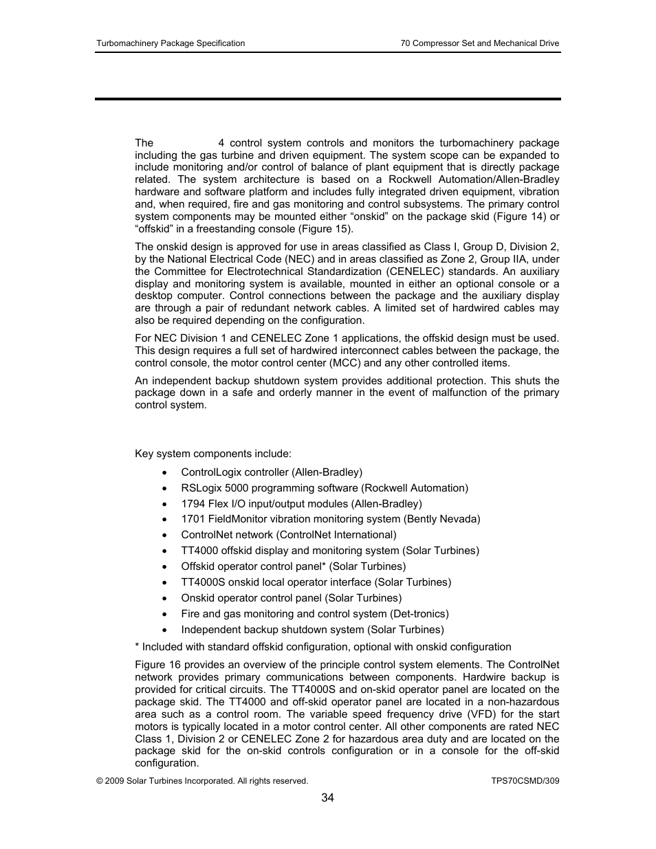 10 turbotronic 4 control system, 1 general description, 2 system architecture | Turbotronic 4 control system, General description, System architecture | Caterpillar TAURUS 70 User Manual | Page 35 / 83