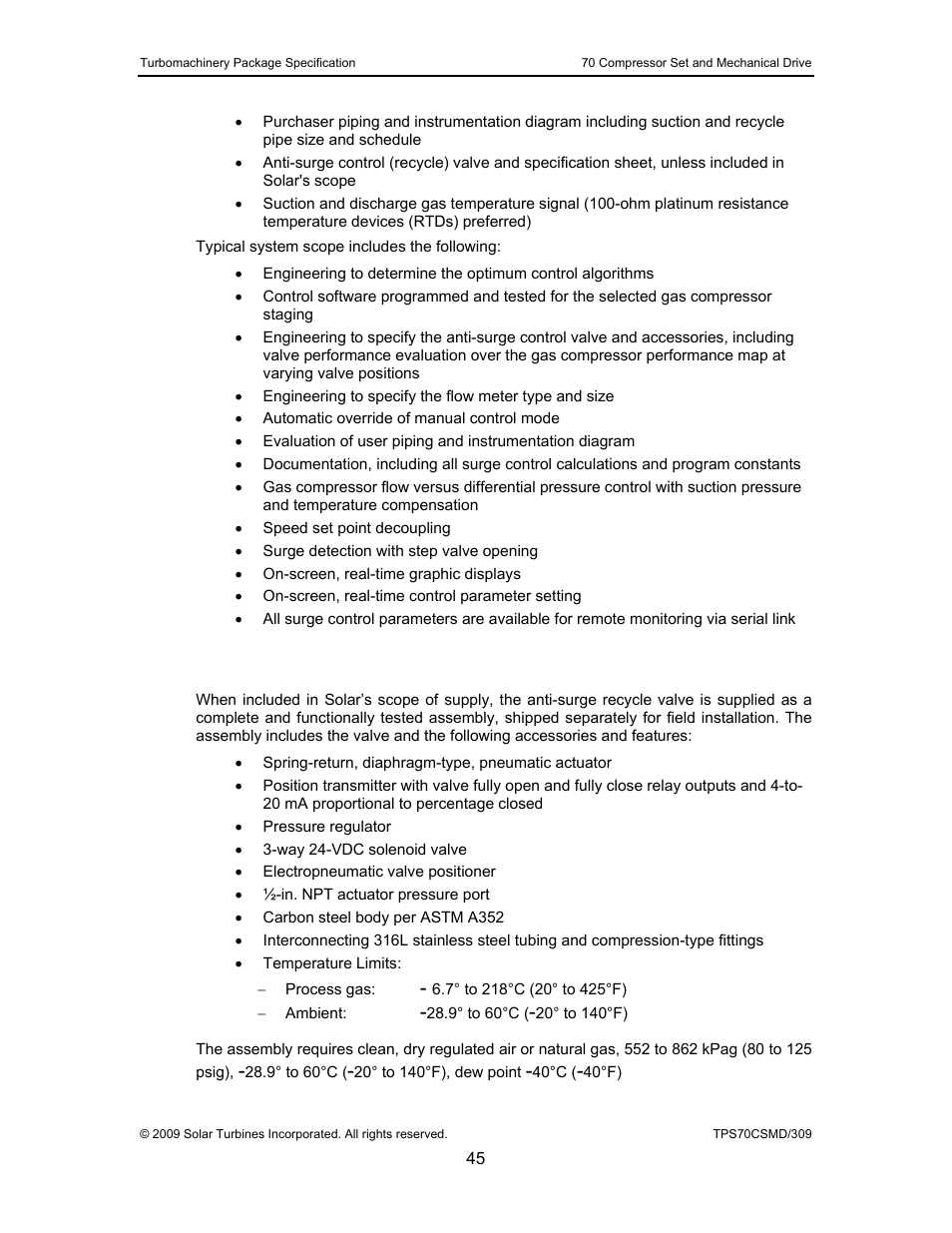 5 anti-surge recycle valve | Caterpillar TAURUS 70 User Manual | Page 46 / 83