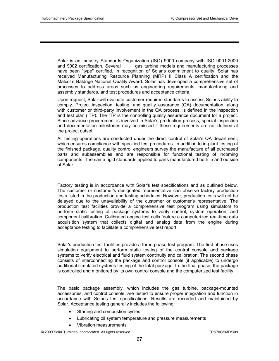 17 quality assurance and testing, 1 quality assurance, 2 testing | 1 test phases, 2 acceptance testing, Quality assurance and testing, Quality assurance, Testing | Caterpillar TAURUS 70 User Manual | Page 68 / 83