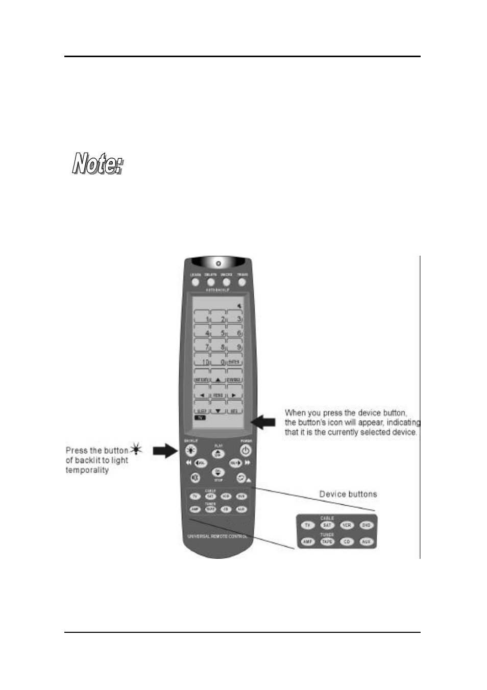 Uc-525 buttons | Crisp Solutions UCommand-525 User Manual | Page 13 / 45