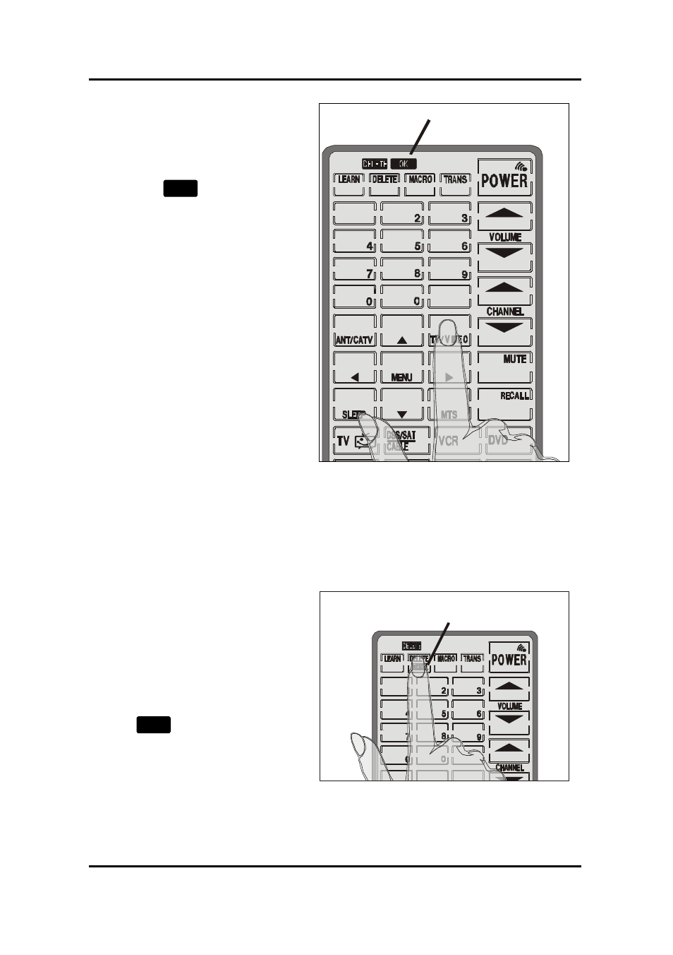 Bank delete, Ok icon | Crisp Solutions UC-515 User Manual | Page 24 / 45
