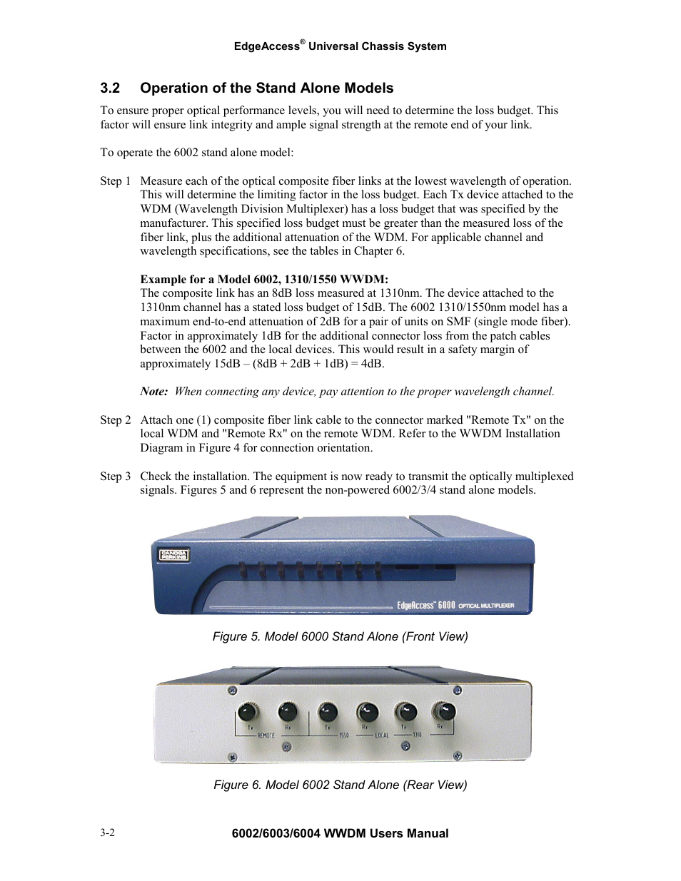 2 operation of the stand alone models, Operation of the stand alone models -2 | CANOGA PERKINS Multiplexer 6002 User Manual | Page 14 / 29