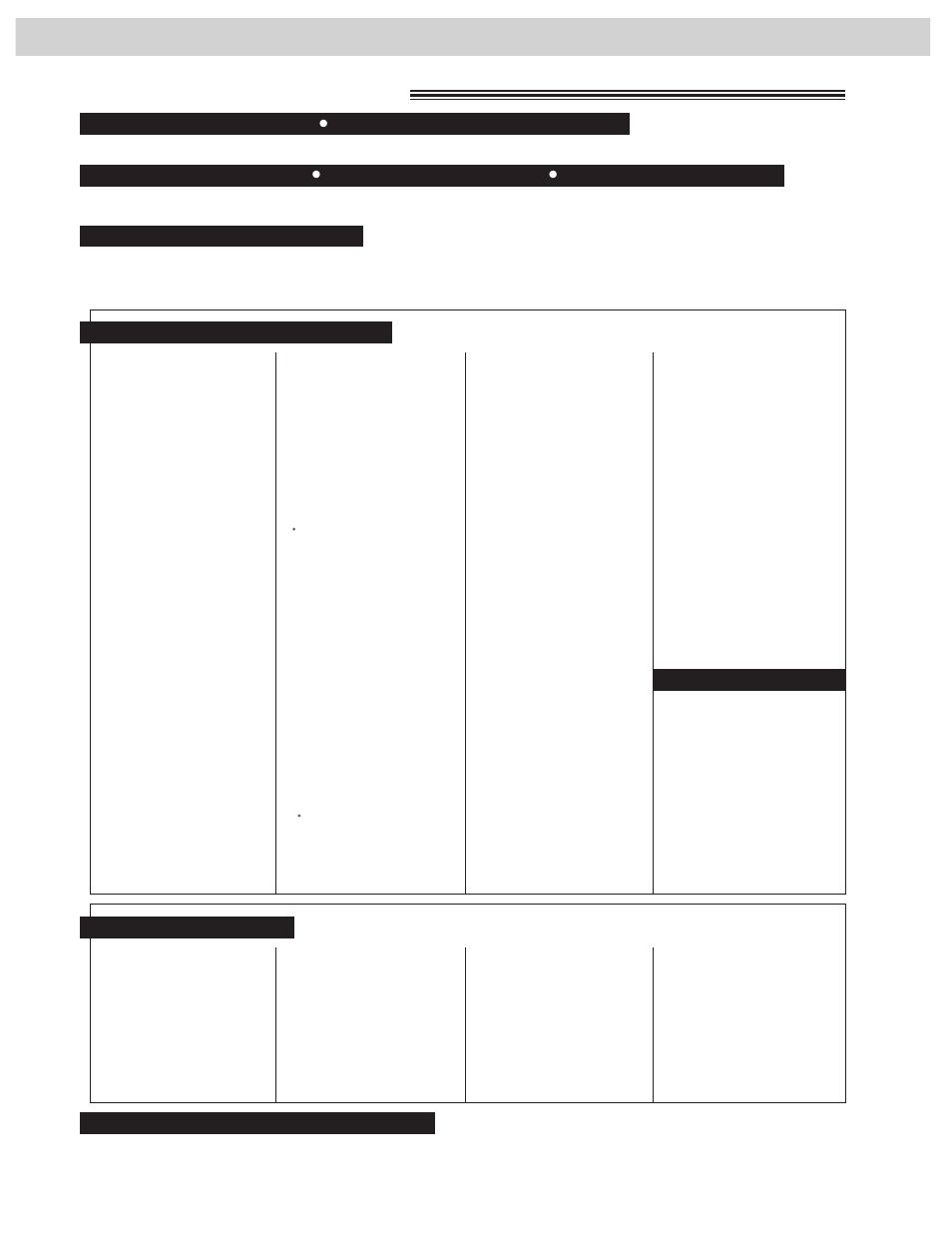 Servicenter directory, Warranty, Operation assistance | Fax advantage program, Product information, Literature requests, Dealer locations, Accessory purchases, Authorized servicenters, Repair inquiries parts distribution locations | CK Electric Part KX-FMC230 User Manual | Page 122 / 128