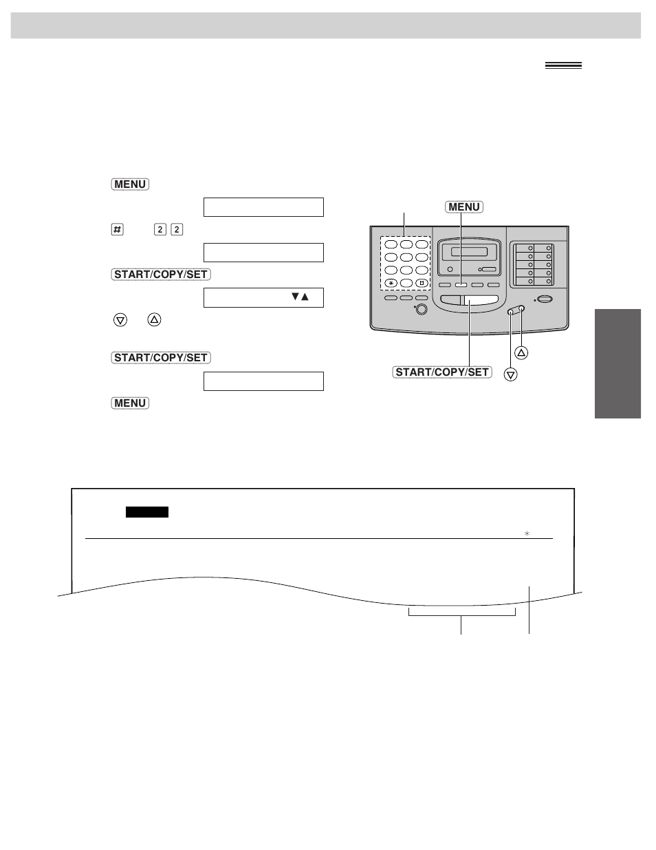 Setting the journal report to print automatically | CK Electric Part KX-FMC230 User Manual | Page 49 / 128