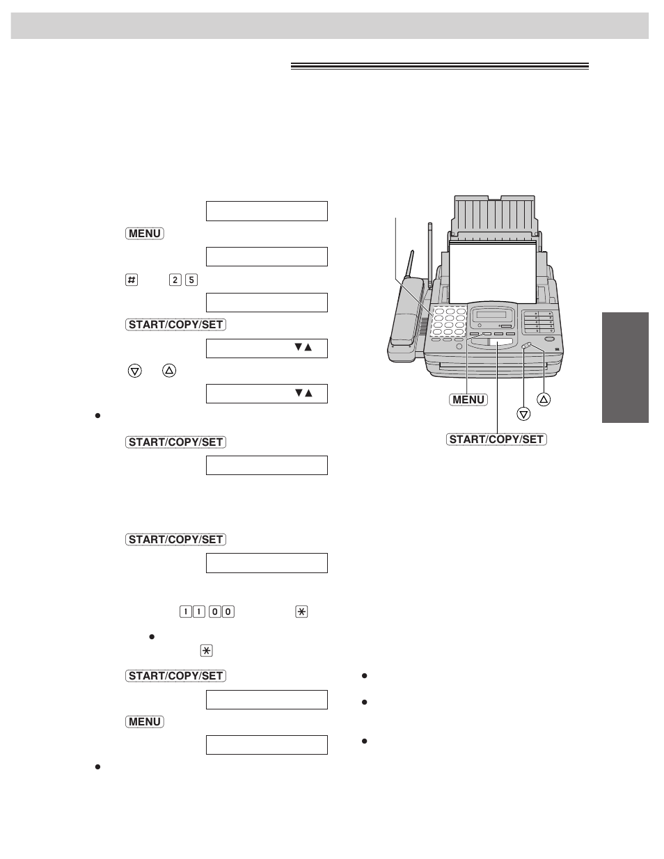 Delayed transmission, Sending a fax at a specific time) | CK Electric Part KX-FMC230 User Manual | Page 51 / 128