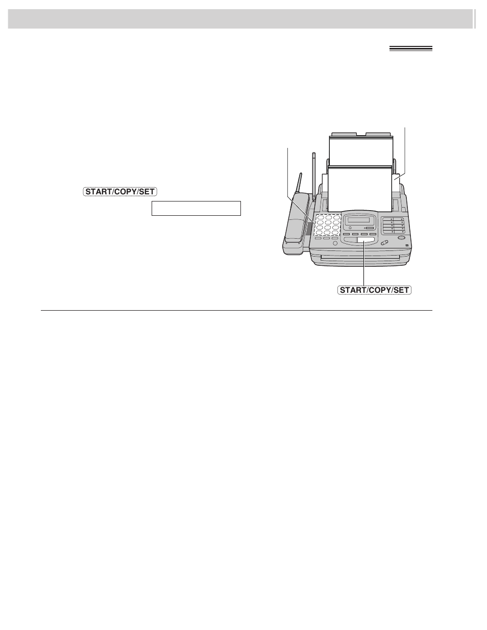 Reserving transmission during fax reception, Sending a fax as soon as receiving is completed) | CK Electric Part KX-FMC230 User Manual | Page 54 / 128