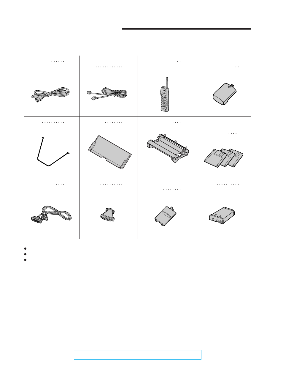 Included accessories | CK Electric Part KX-FMC230 User Manual | Page 6 / 128