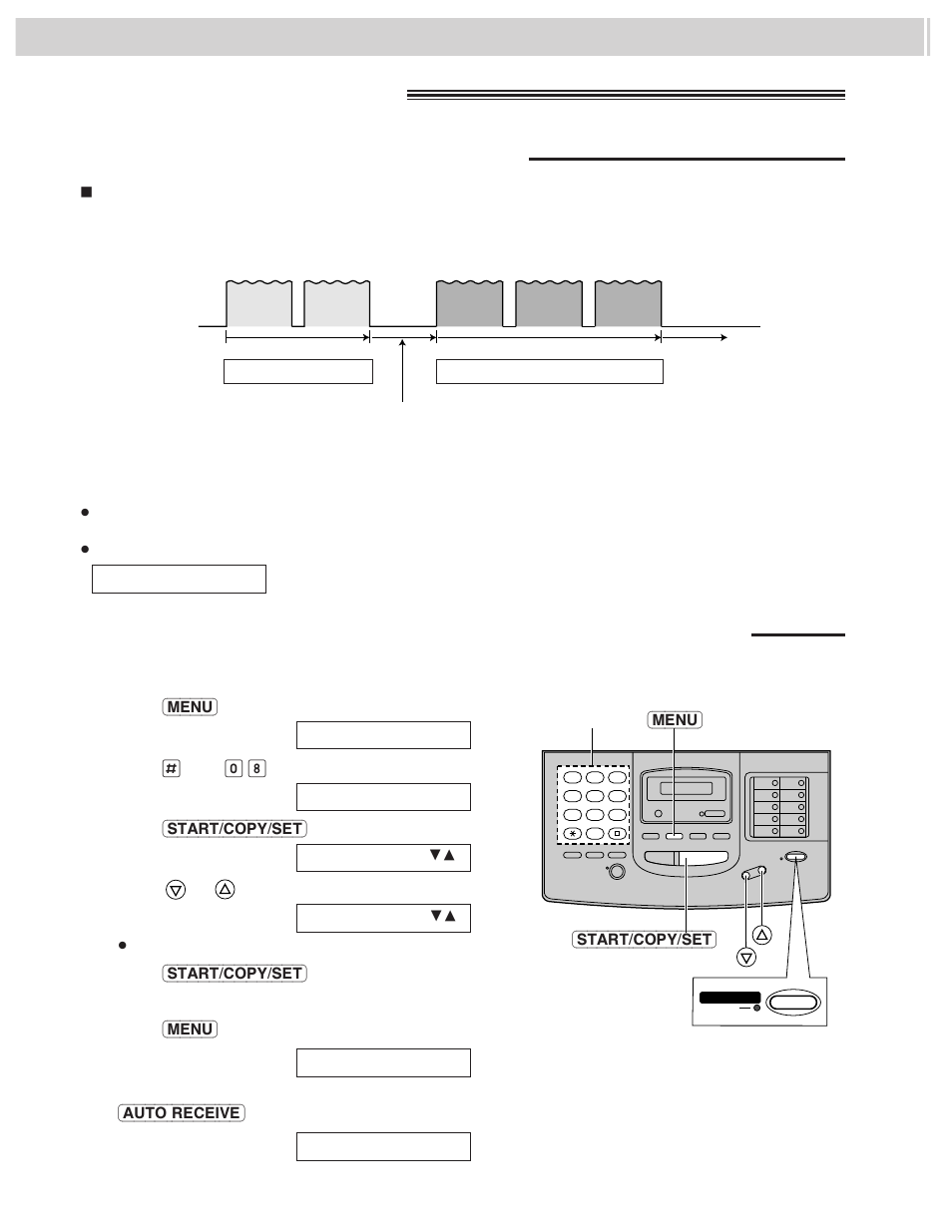 Tel/fax mode, Changing from the tel mode to the tel/fax mode, Hints for using the tel/fax mode | Cont.) | CK Electric Part KX-FMC230 User Manual | Page 64 / 128