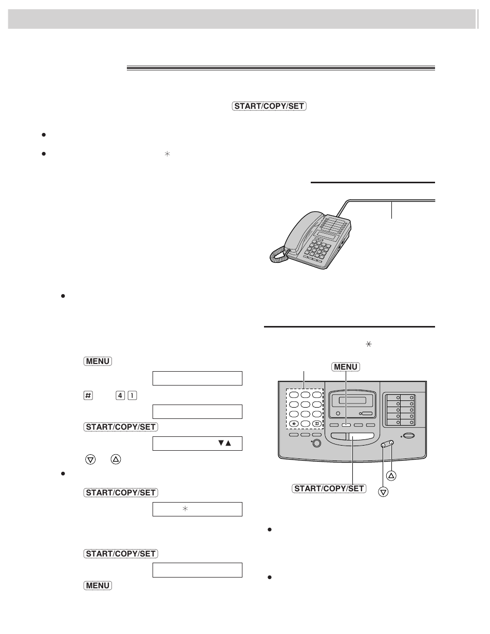 Receiving using an extension telephone, Changing the fax activation code | CK Electric Part KX-FMC230 User Manual | Page 68 / 128