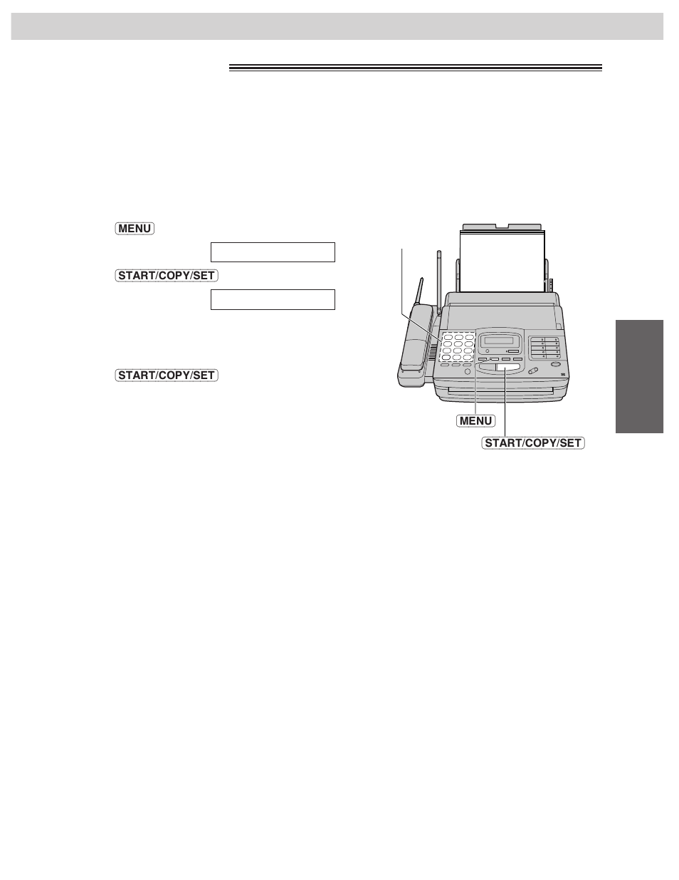 Receive polling, Retrieving faxes placed on another machine) | CK Electric Part KX-FMC230 User Manual | Page 69 / 128