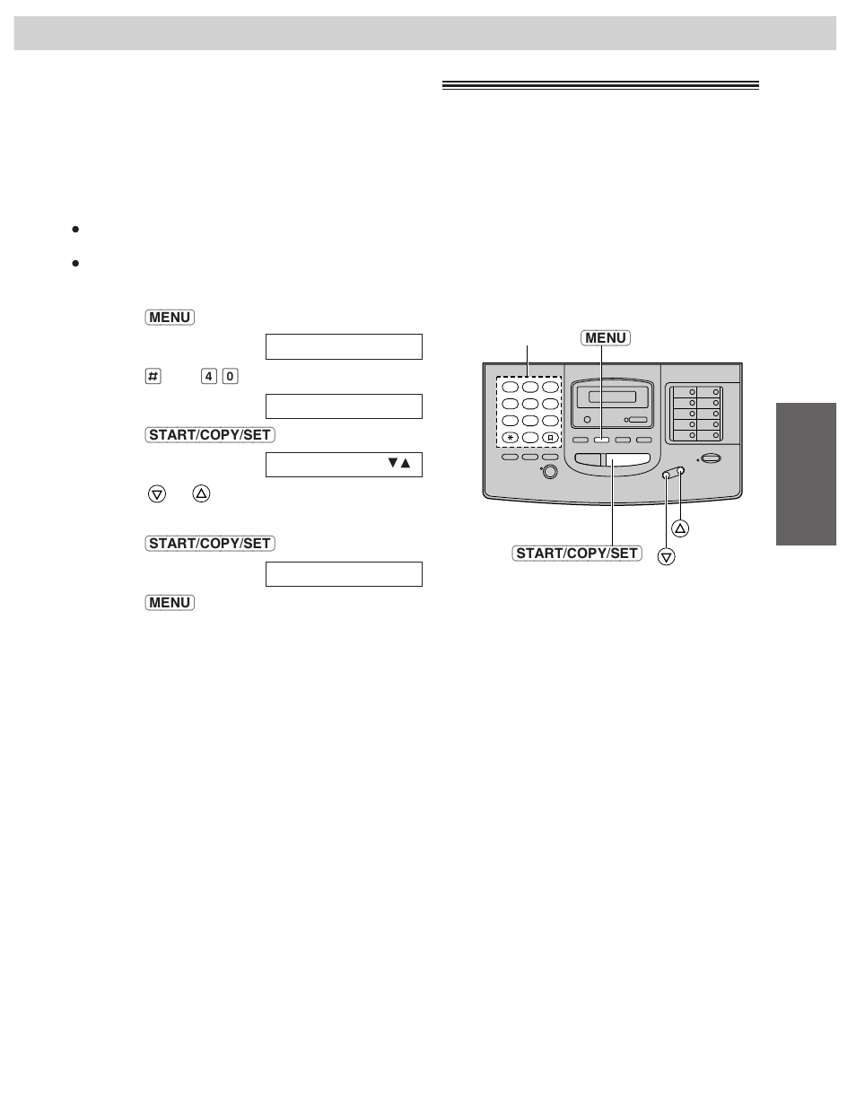 Setting the silent detection, When receiving faxes from older fax machines) | CK Electric Part KX-FMC230 User Manual | Page 73 / 128
