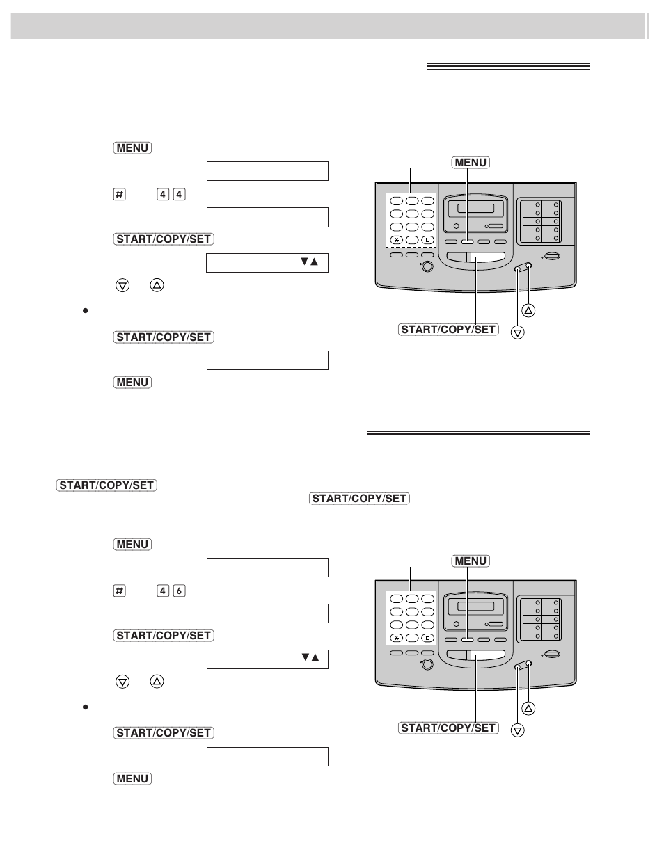 Setting the friendly reception | CK Electric Part KX-FMC230 User Manual | Page 74 / 128