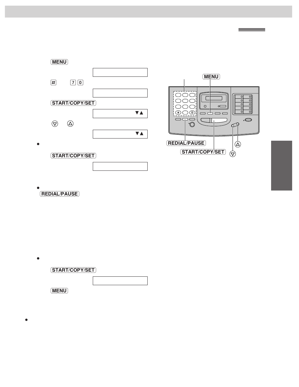 Signaling your pager when you receive a fax | CK Electric Part KX-FMC230 User Manual | Page 75 / 128
