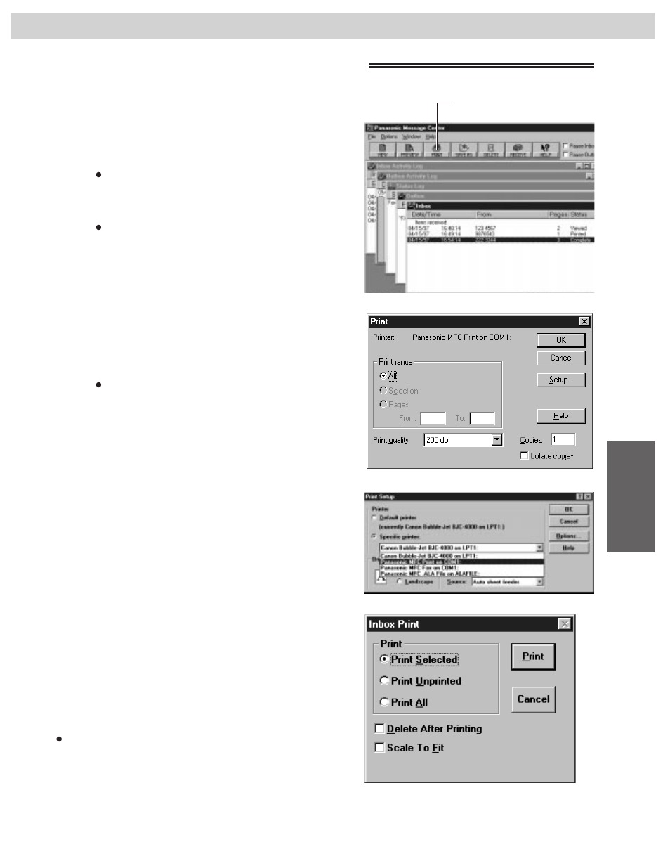 Printing received documents | CK Electric Part KX-FMC230 User Manual | Page 89 / 128