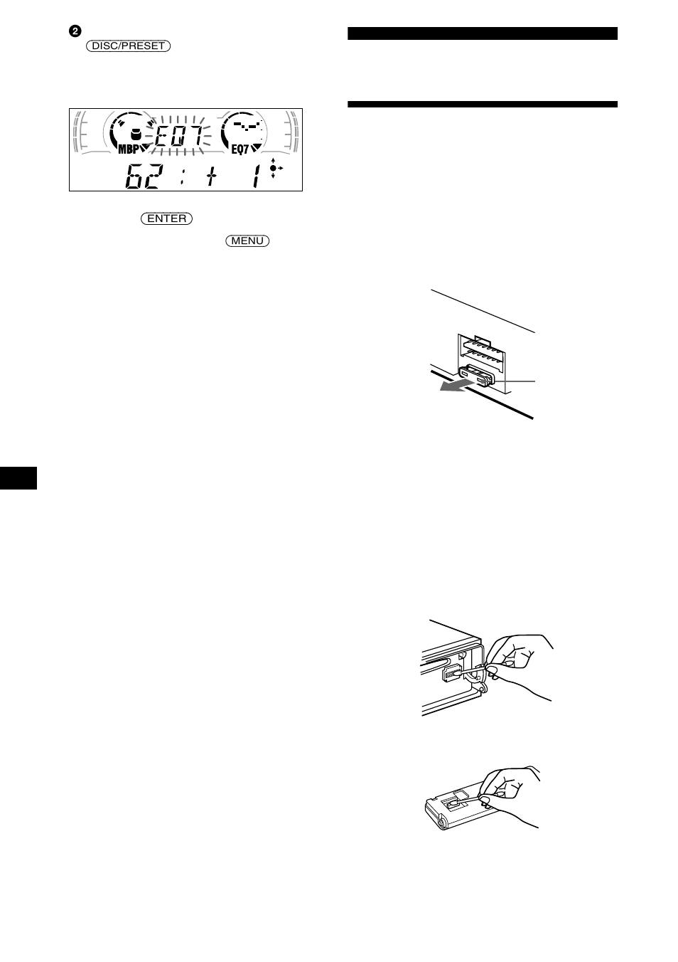 Informações adicionais, Manutenção | Sony CDX-CA650X User Manual | Page 108 / 170