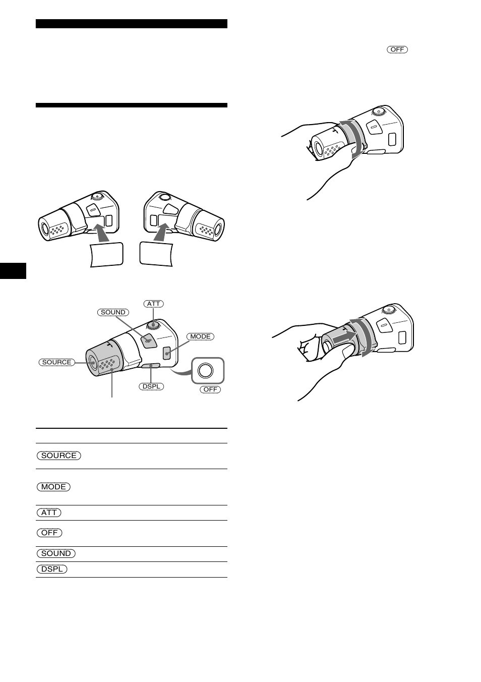 Other functions, Using the rotary commander | Sony CDX-CA650X User Manual | Page 20 / 170