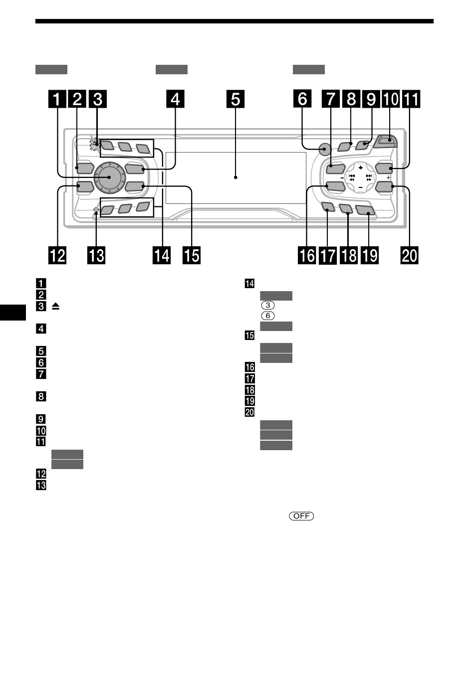 Kontrollernas placering, Бнб²бсбгщгч еньт дяукпх, 4kontrollernas placering | Sony CDX-CA650X User Manual | Page 60 / 170