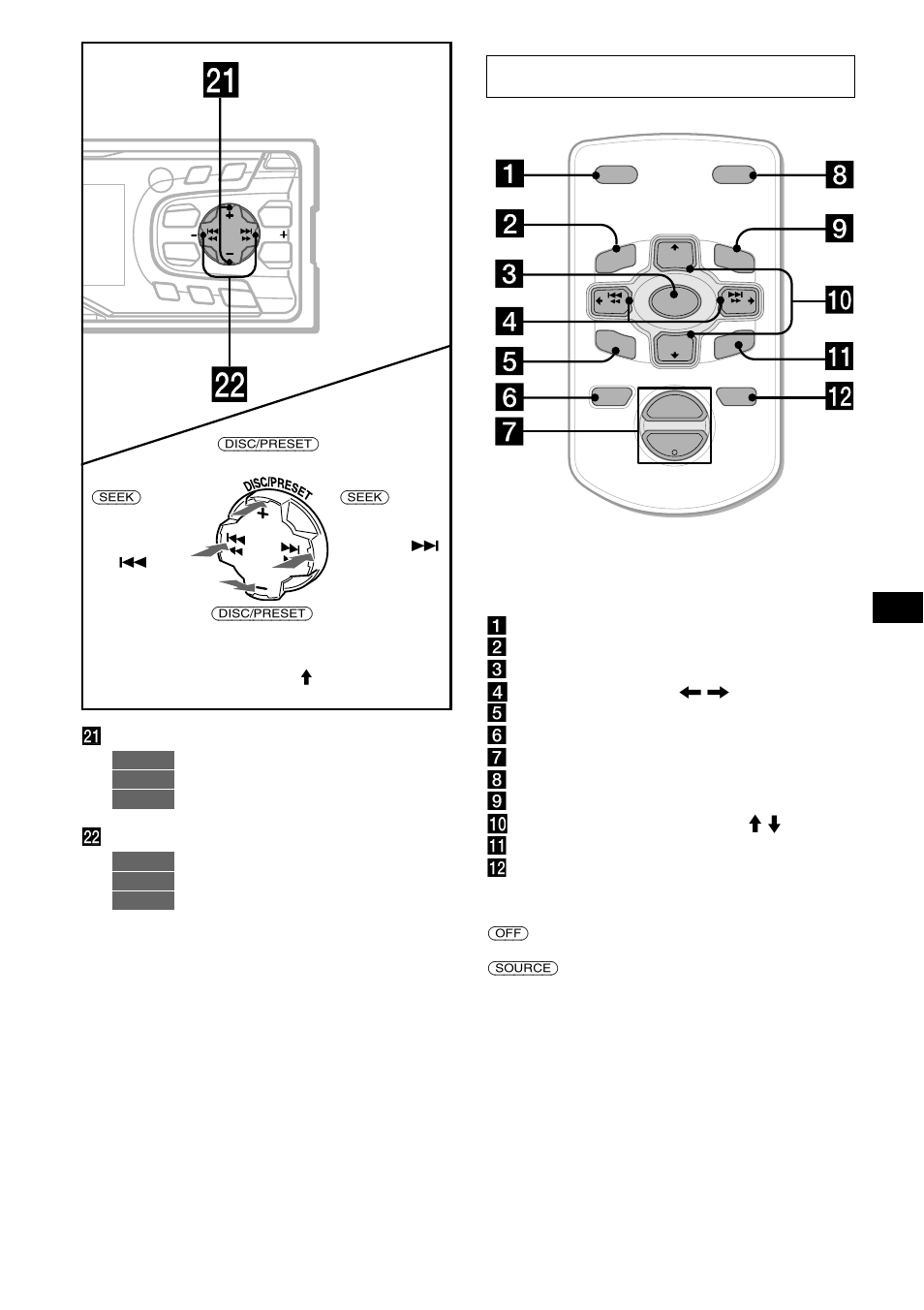 Fjärrkontroll rm-x114 (tillval), 4knapparna, Q; knapparna | Sony CDX-CA650X User Manual | Page 61 / 170