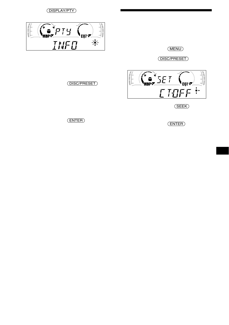 Ställa klockan automatiskt | Sony CDX-CA650X User Manual | Page 75 / 170