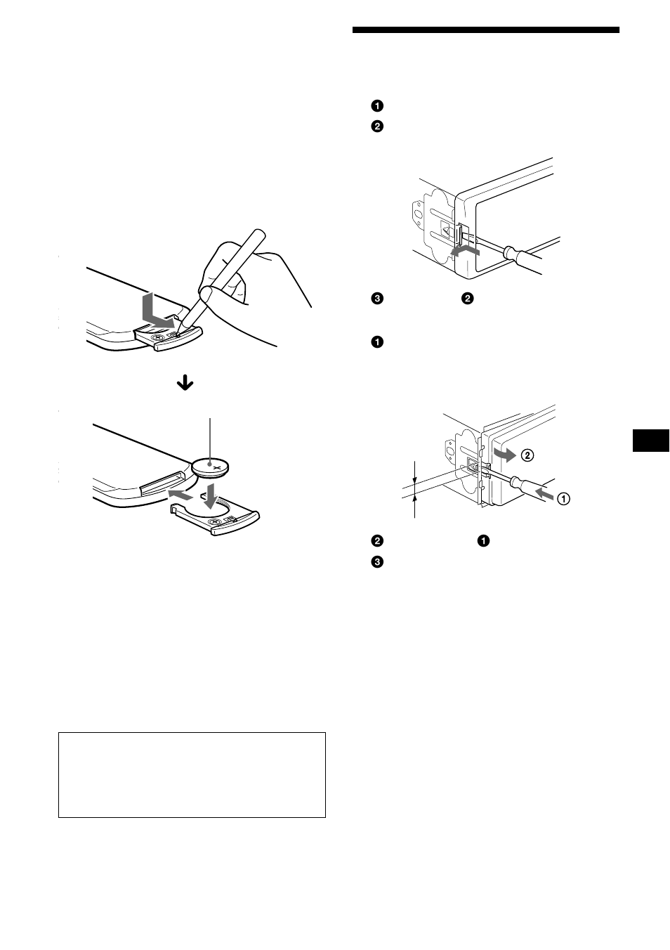 Ta ut enheten | Sony CDX-CA650X User Manual | Page 81 / 170