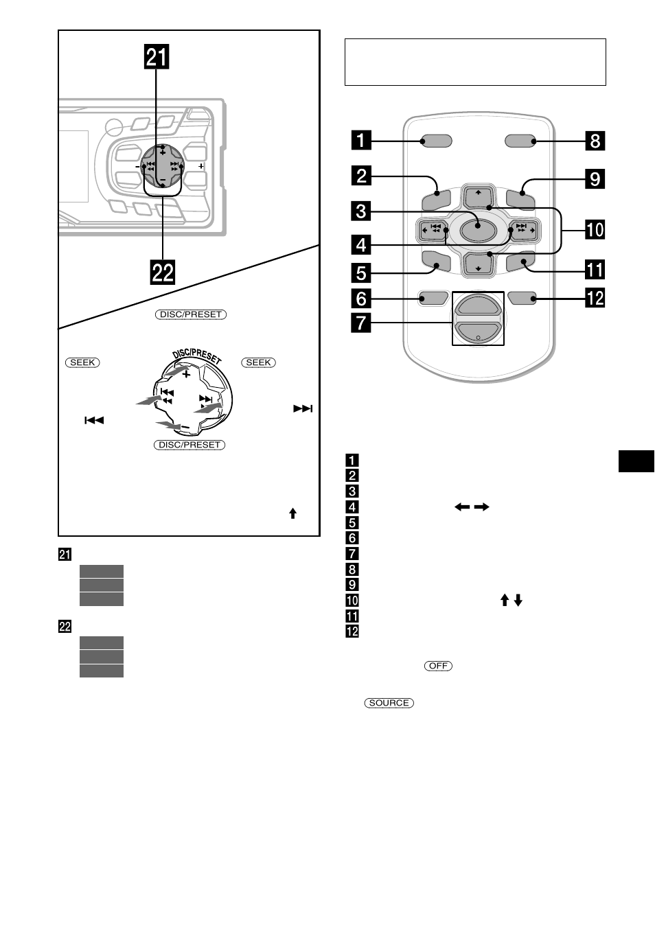 Comando tipo cartão de crédito rm- x114 (opcional) | Sony CDX-CA650X User Manual | Page 89 / 170