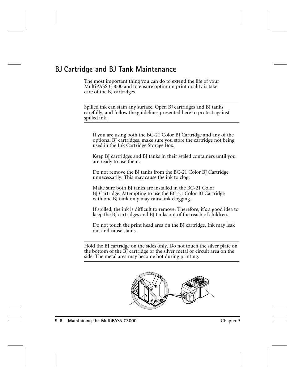 Bj cartridge and bj tank maintenance | CK Electric Part C3000 User Manual | Page 191 / 260