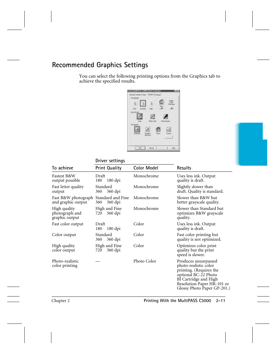 Recommended graphics settings | CK Electric Part C3000 User Manual | Page 36 / 260