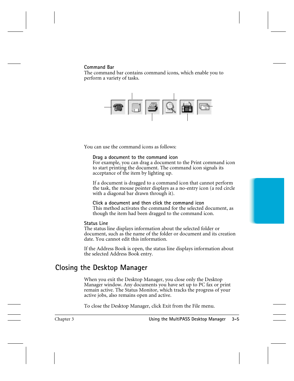 Closing the desktop manager | CK Electric Part C3000 User Manual | Page 66 / 260