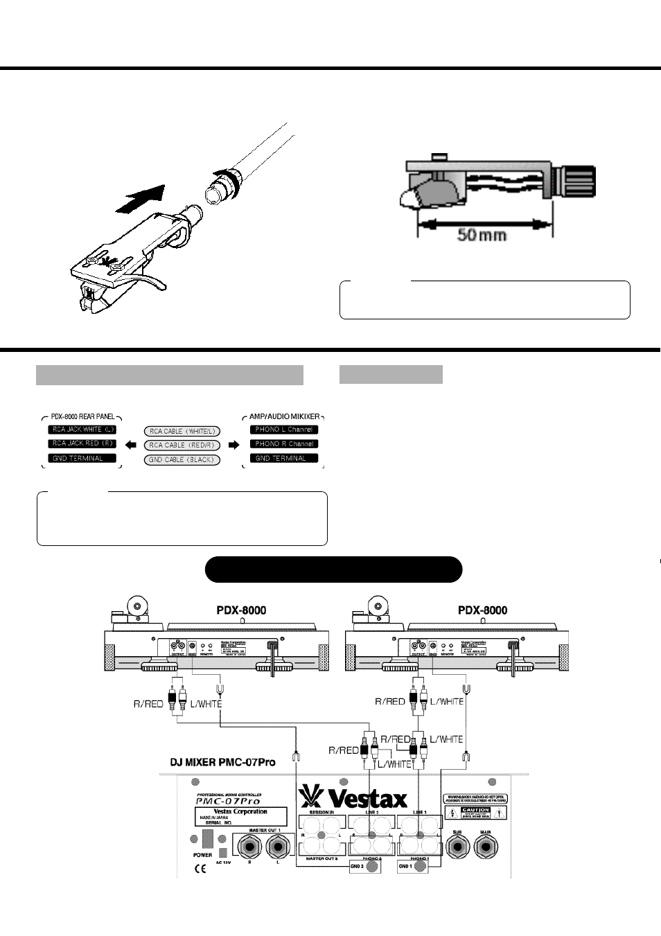 Installation and connection, Illustration of connection | CK Electric Part PDX-8000 User Manual | Page 8 / 12