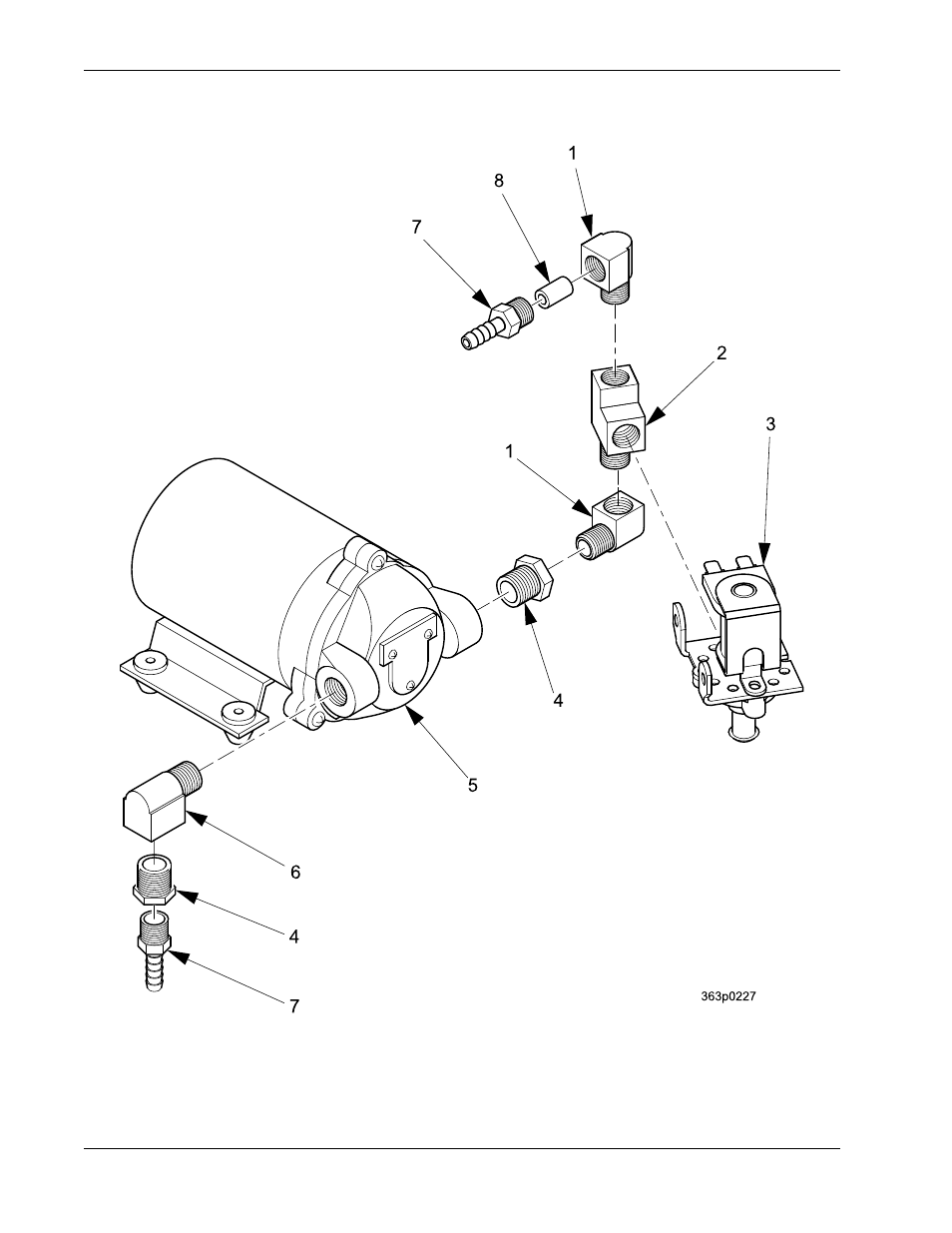 Figure 59: pump and valve assembly - coolsan | Crane Merchandising Systems 327 User Manual | Page 130 / 172