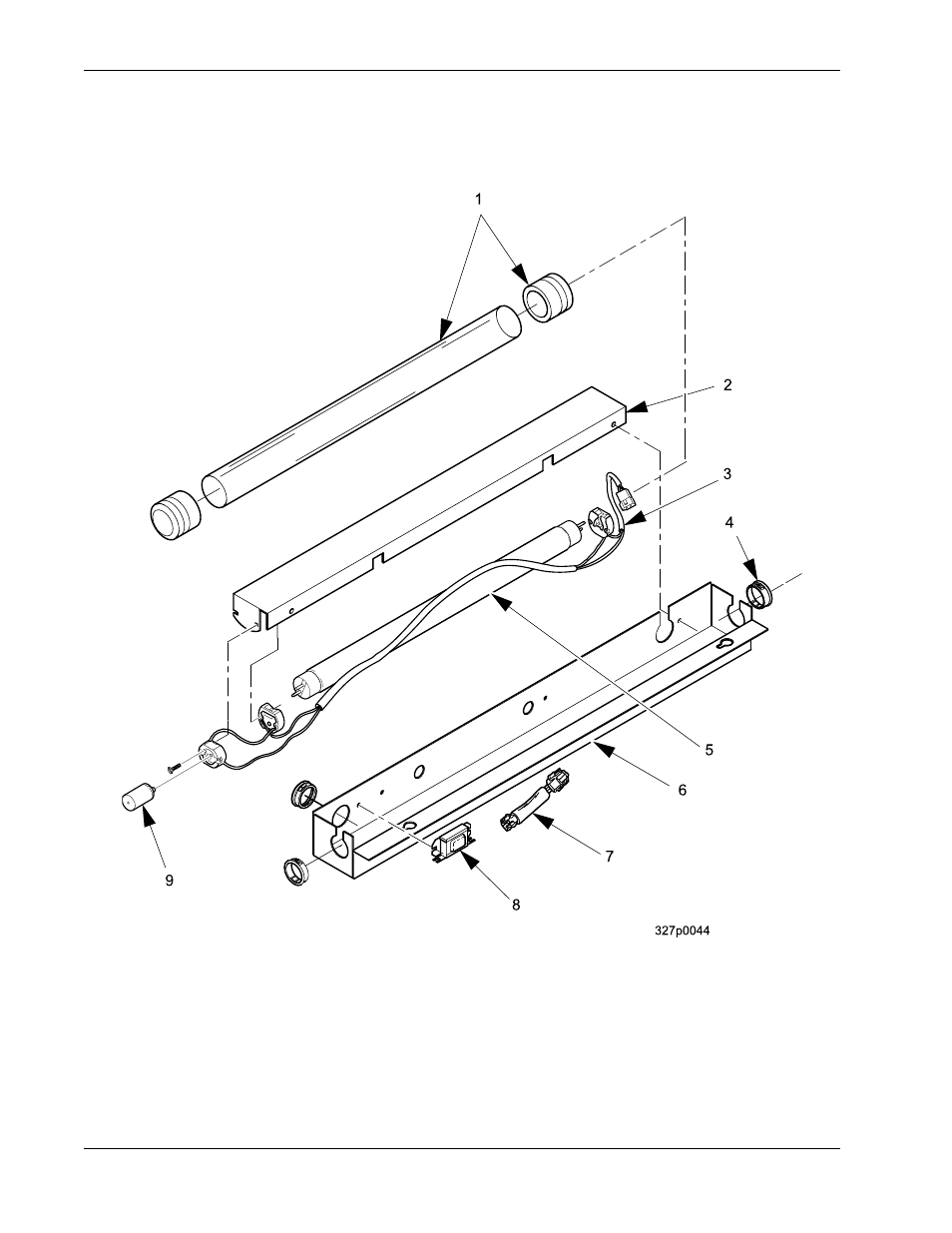 Figure 15: service light assembly | Crane Merchandising Systems 327 User Manual | Page 38 / 172