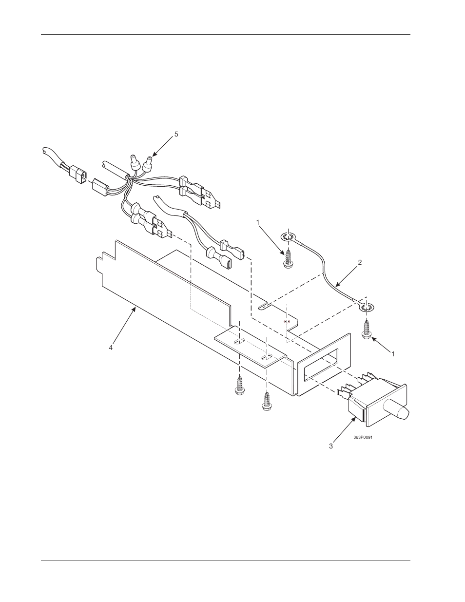 Figure 21: interlock switch and bracket | Crane Merchandising Systems 327 User Manual | Page 50 / 172