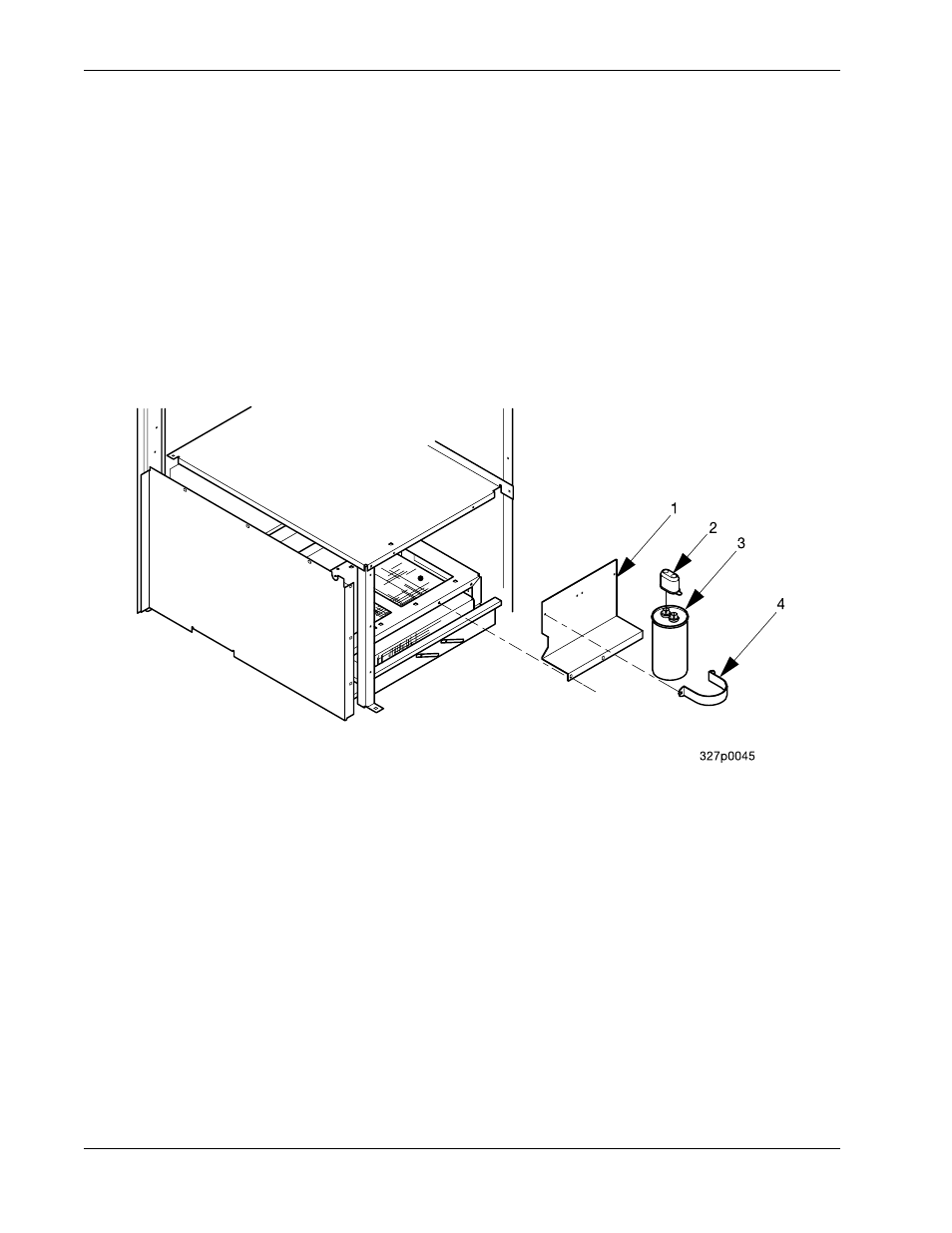 Figure 22: capacitor and bracket assembly | Crane Merchandising Systems 327 User Manual | Page 52 / 172