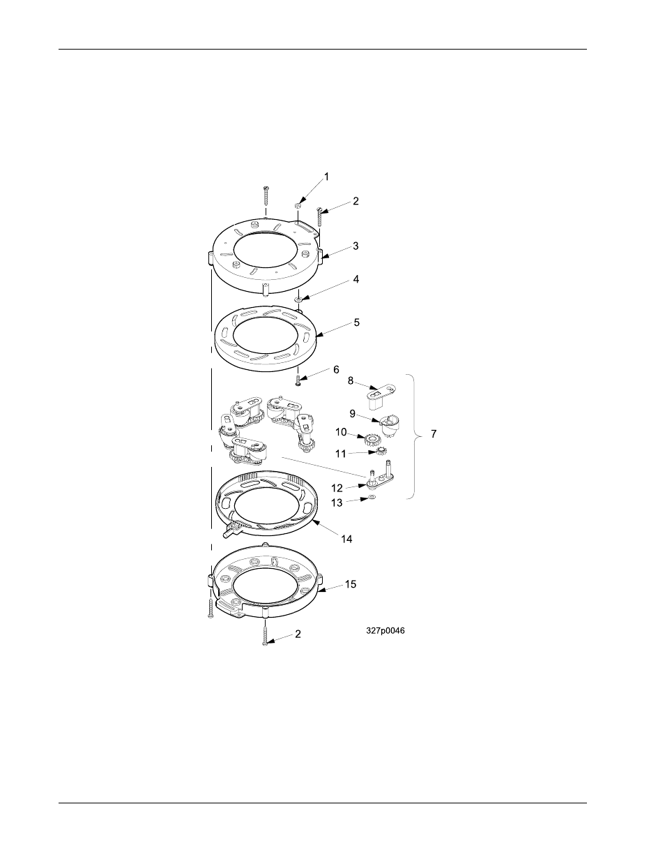 Figure 33: cup ring assembly | Crane Merchandising Systems 327 User Manual | Page 74 / 172