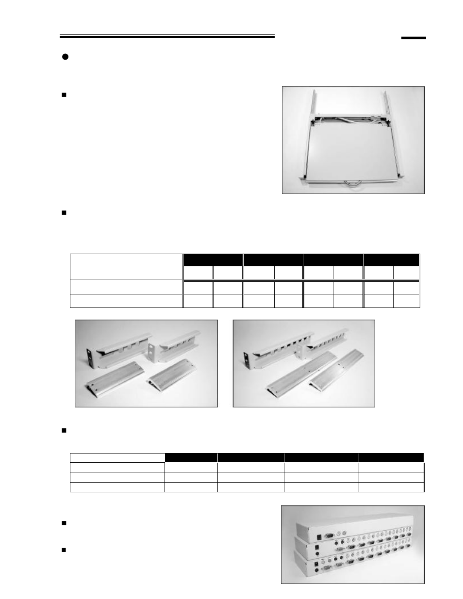 Streamline console, L packing list | ConnectPRO SL-18 User Manual | Page 5 / 13