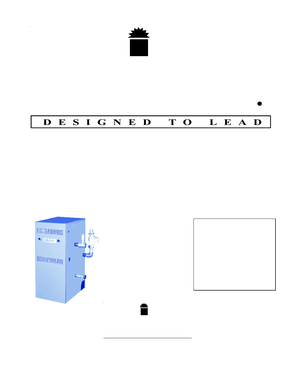 Crown Boiler AWI037 User Manual | 42 pages