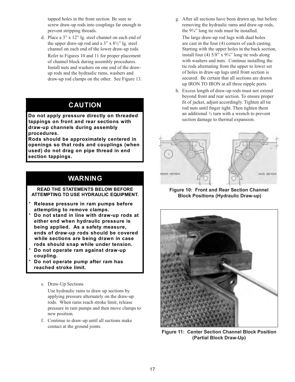 Caution, Warning | Crown Boiler 24-07 User Manual | Page 17 / 90